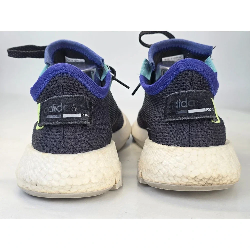 Adidas POD-S Men's Sneakers Size 10.5 Navy‎ Blue Athletic Running Slip On Shoes